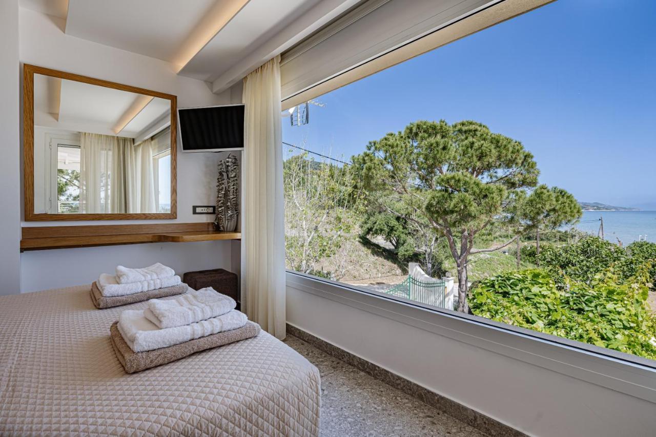 Addimare Sea View Villa, a Coastal Retreat Alykes  Exterior foto