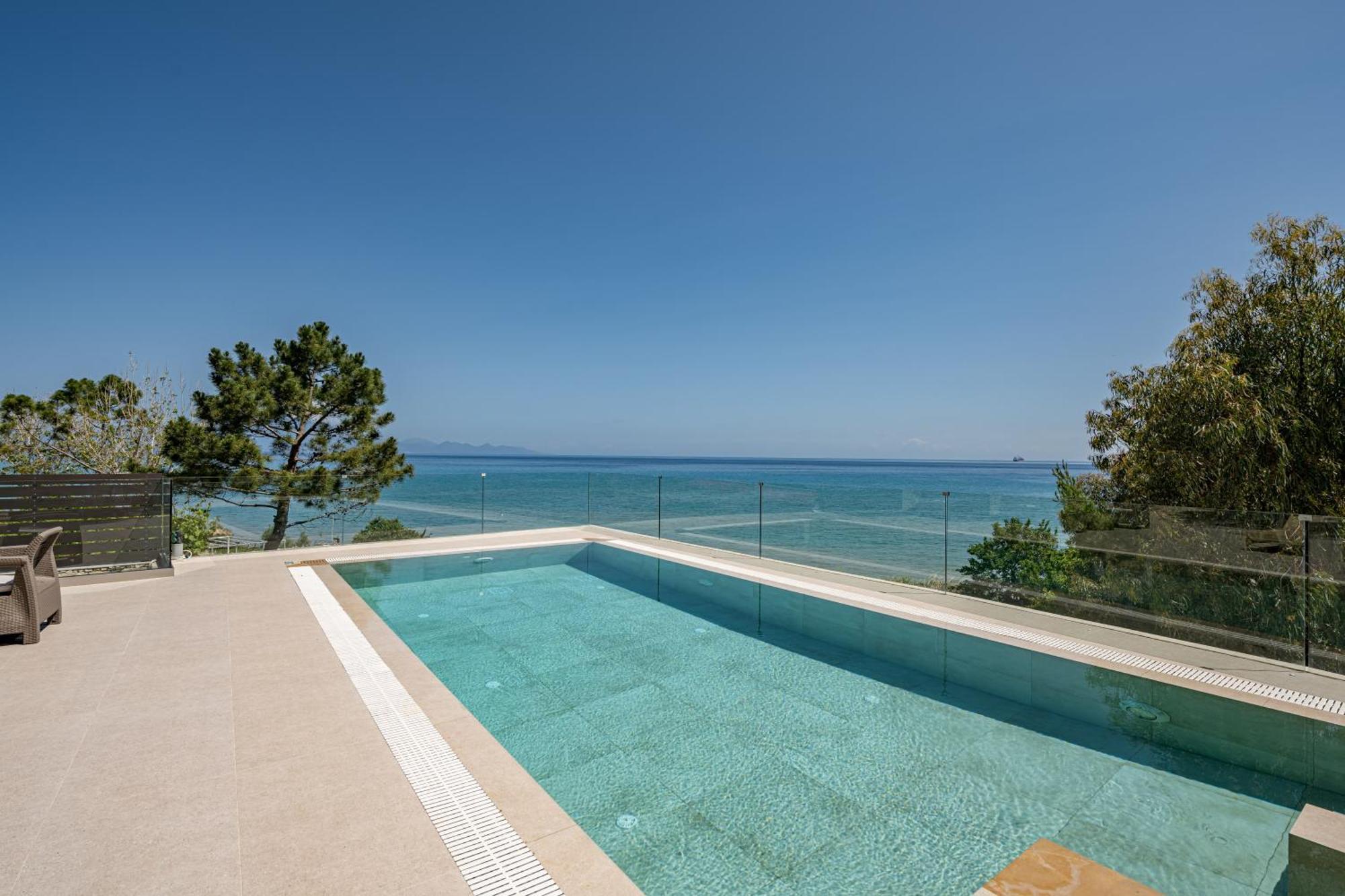 Addimare Sea View Villa, a Coastal Retreat Alykes  Exterior foto
